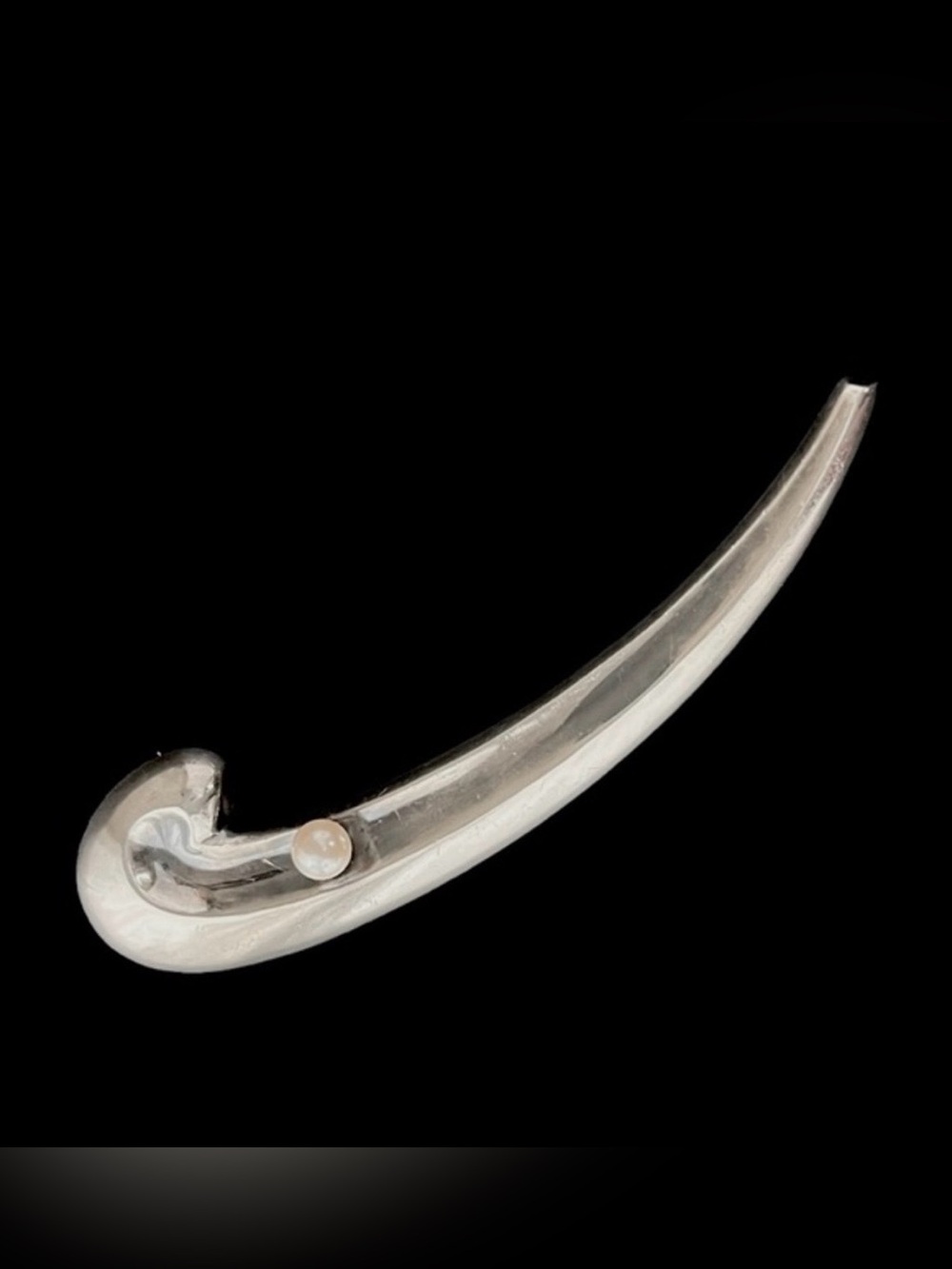 🔴SALE🔴 Antonio Pineda vintage Taxco hand wrought sterling pearl brooch pin